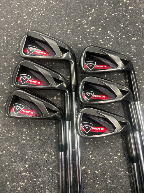 Vist Large View of Product Image Which is Used Callaway RAZR X BLACK Mens Iron Set RH 4I-9I
