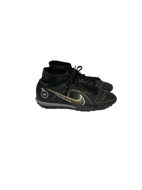 Vist Large View of Product Image Which is Used Nike Soccer Indoor Shoes Black Senior 8.5