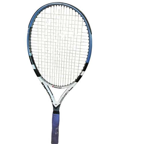 Vist Large View of Product Image Which is Used Babolat DRIVE Z 110 Adult Tennis Racquet White Unknown