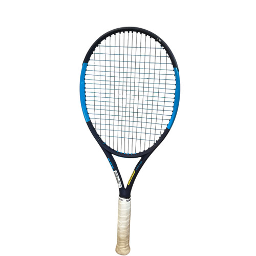 Vist Large View of Product Image Which is Used Wilson ULTRA Adult Tennis Racquet Navy Blue Unknown