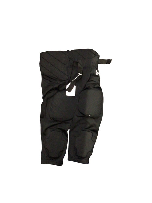 Vist Large View of Product Image Which is Used Under Armour Youth FB Integrated Pants Black LG