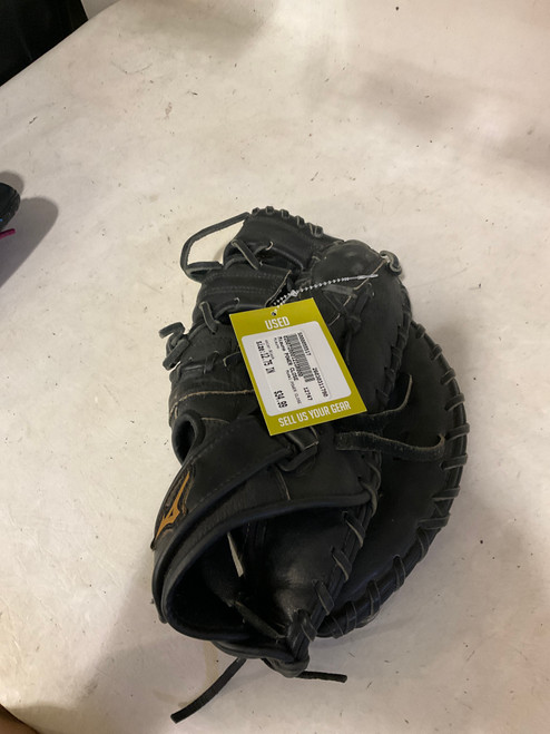 Vist Large View of Product Image Which is Used Mizuno POWER CLOSE BB/SB First Base RH Throw Black 12 3/4"