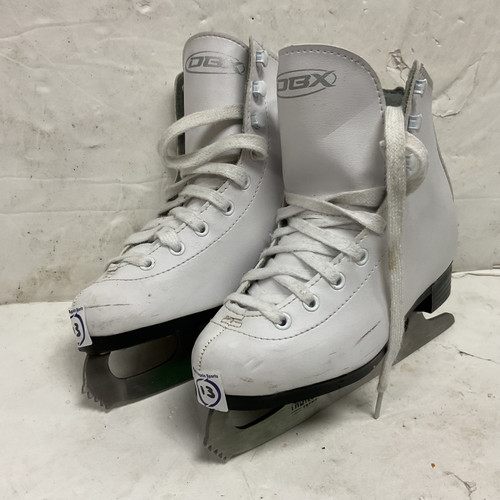 Vist Large View of Product Image Which is Used DBX Girls Figure Skate White Youth 13.0