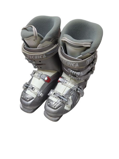 Vist Large View of Product Image Which is Used Tecnica ATTI Womens DH Ski Boot Grey 250 MP - M07 - W08