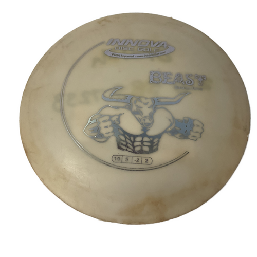 Vist Large View of Product Image Which is Used Innova BEAST DRIVER Disc Golf Driver White