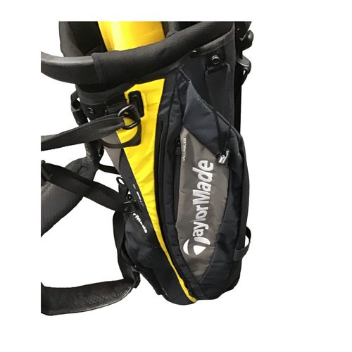 Vist Large View of Product Image Which is Used Taylormade TAYLORMADE STAND BAG Mens Stand Bag Black And Yellow