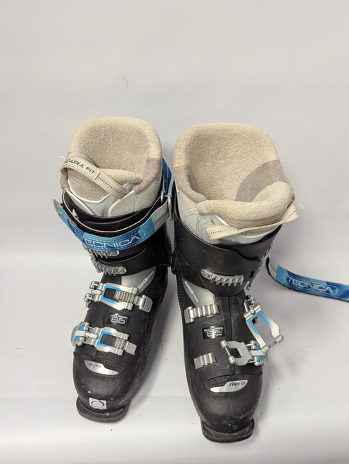 Vist Large View of Product Image Which is Used Tecnica MACH 1 MV Mens DH Ski Boot Black 305 MP - M12.5
