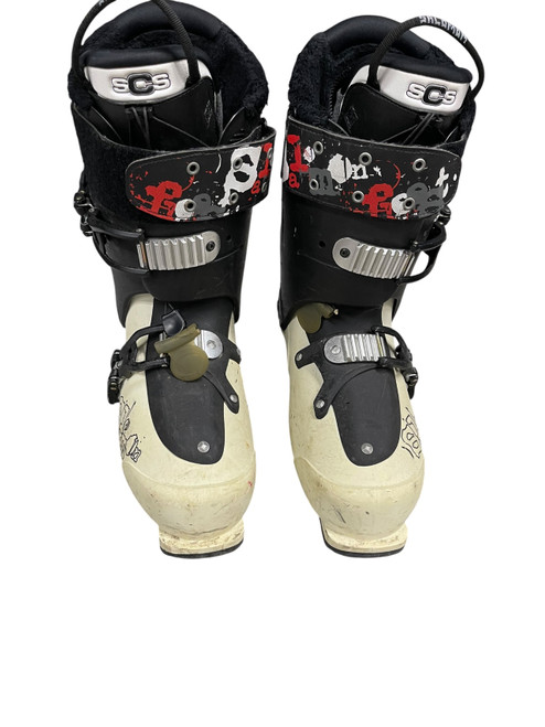 Vist Large View of Product Image Which is Used Salomon SCS Mens DH Ski Boot White 280 MP - M10 - W11