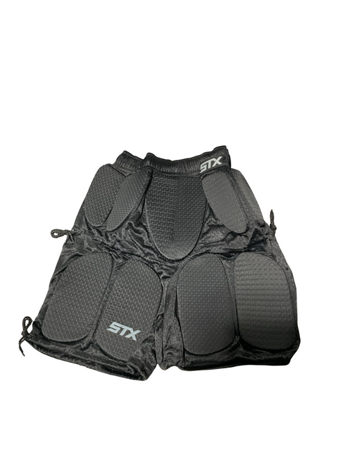 Vist Large View of Product Image Which is Used STX GOALIE PANTS Lacrosse Bottom Y Black SM