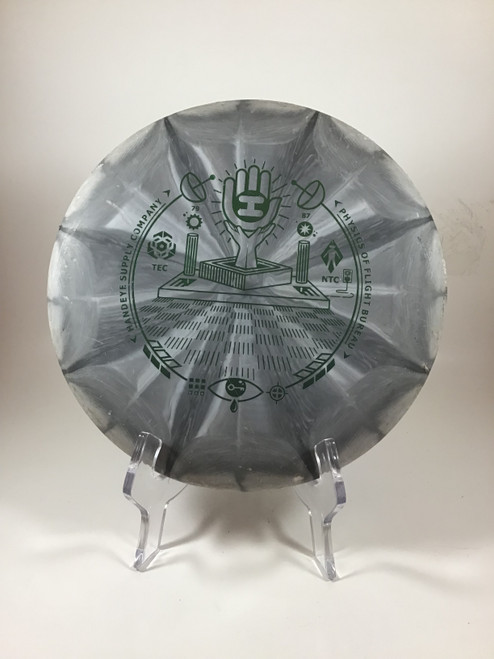 Vist Large View of Product Image Which is Used Latitude 64 RETRO KEYSTONE Disc Golf Putter Grey 174g