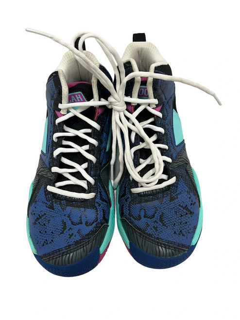 Vist Large View of Product Image Which is Used Moolah Womens 7 Basketball Shoes W Navy Blue 