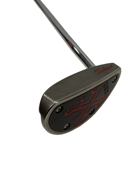 Vist Large View of Product Image Which is Used Titleist SCOTTY CAMERON RED X3 Charcoal Mist Golf Putter RH 34" w/ Golf Pride Tour SNSR Contour Soft 140cc Grip