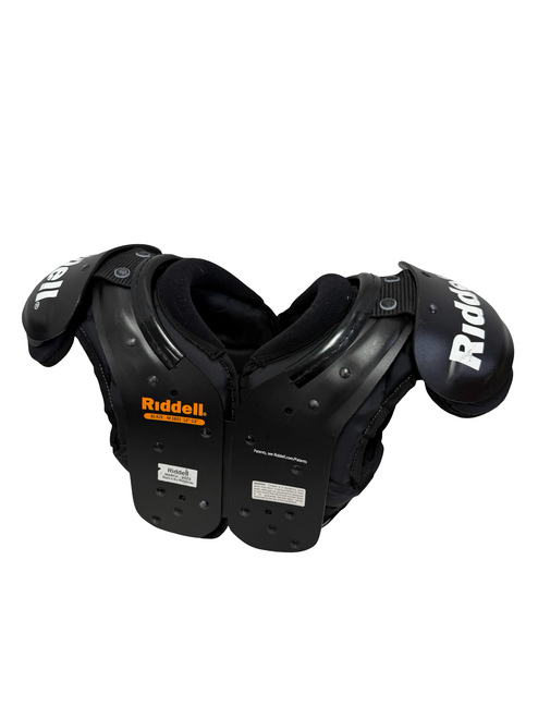 Vist Large View of Product Image Which is Used Riddell BLAZE Youth Football Shoulder Pads Black MD 12-13" 80lb