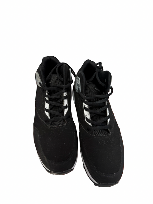 Vist Large View of Product Image Which is New RIDDELL DIVERSE MID Football Cleats Black Junior 05