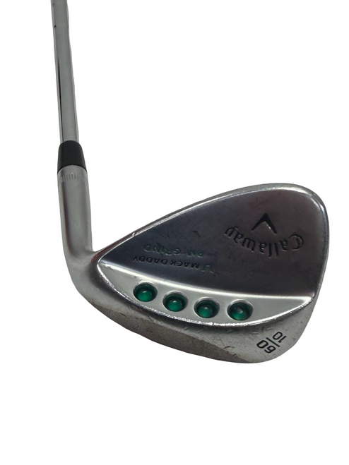 Vist Large View of Product Image Which is Used Callaway MACK DADDY PM GRIND 10deg bounce Golf Wedge Mens RH 60 Degree 35" w/ KBS Tour-V Wedge Flex Shaft