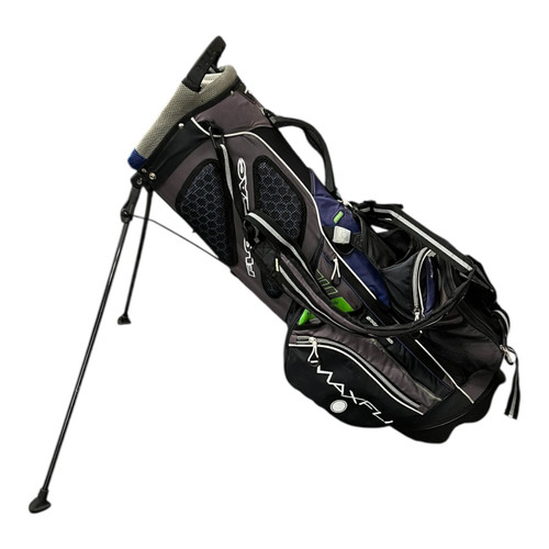 Vist Large View of Product Image Which is Used Maxfli 5.0 FLO BAG Mens Stand Bag Navy Blue