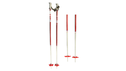 Vist Large View of Product Image Which is Used RAMY Mens DH Ski Pole Red 125 cm / 50 in