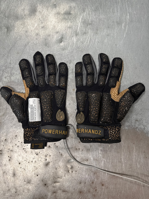 Vist Large View of Product Image Which is Powerhandz Weighted Gloves Used