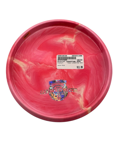 Vist Large View of Product Image Which is Used Discraft LEDGESTONE OPEN Disc Golf Putter Pink