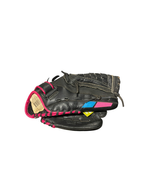 Vist Large View of Product Image Which is Used Mizuno FINCH GLOVE BB/SB Glove RH Throw Black 11 1/2"