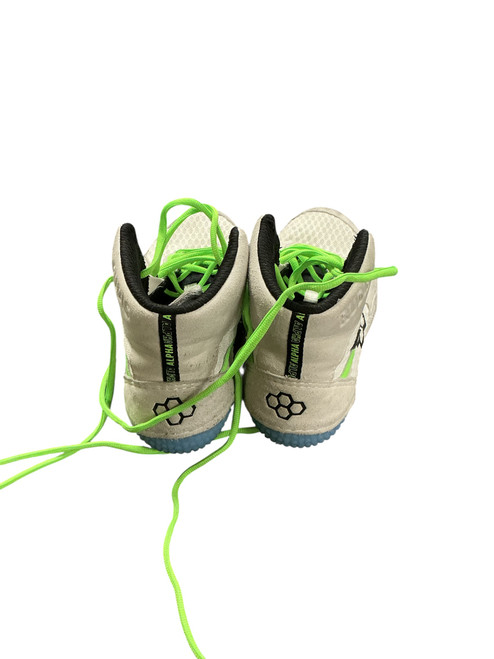 Vist Large View of Product Image Which is Used Wrestling Shoes Grey Senior 8.5