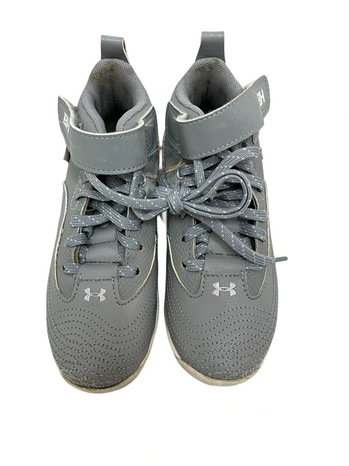 Vist Large View of Product Image Which is Used Under Armour Harper Youth 12 BB/SB Cleats Grey