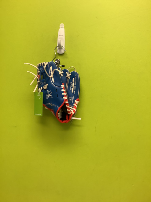 Vist Large View of Product Image Which is Used Rawlings BLUE JAYS BB/SB Glove T-ball Royal Blue 10"