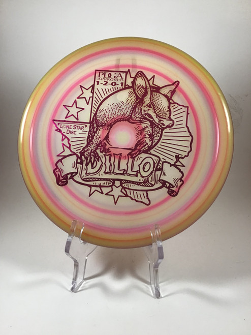 Vist Large View of Product Image Which is Used Lone Star Disc GLOW ARMADILLO Disc Golf Putter White 174g