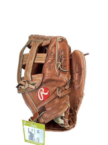 Vist Large View of Product Image Which is Used Rawlings CENTURY BB/SB Glove RH Throw Brown 11"