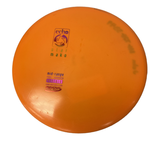 Vist Large View of Product Image Which is Used Innova STAR MAKO Disc Golf Mid Range Orange