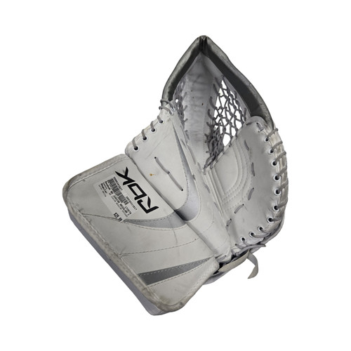 Vist Large View of Product Image Which is Used Reebok 6K JUNIOR REGULAR CATCHER Junior Goalie Catcher White