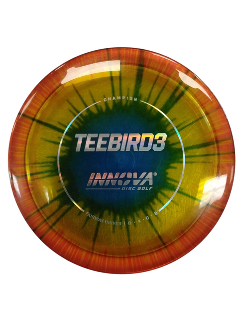 Vist Large View of Product Image Which is New Innova TEEBIRD3 CHAMPION Disc Golf Driver Orange