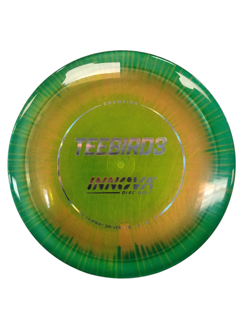 Vist Large View of Product Image Which is New Innova TEEBIRD3 CHAMPION Disc Golf Driver Green 172g