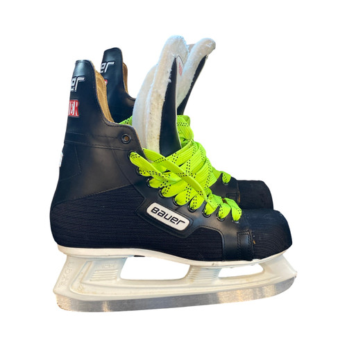 Vist Large View of Product Image Which is Used Bauer PREMIER Senior Hockey Skate Senior 10.5