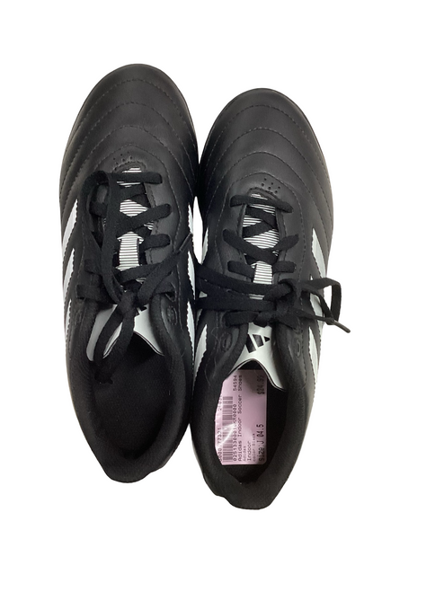 Vist Large View of Product Image Which is Used Adidas Soccer Indoor Shoes Black Junior 04.5