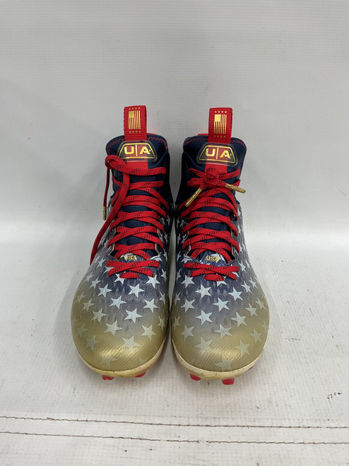 Vist Large View of Product Image Which is Used Under Armour Adult FB Cleats None Senior 8