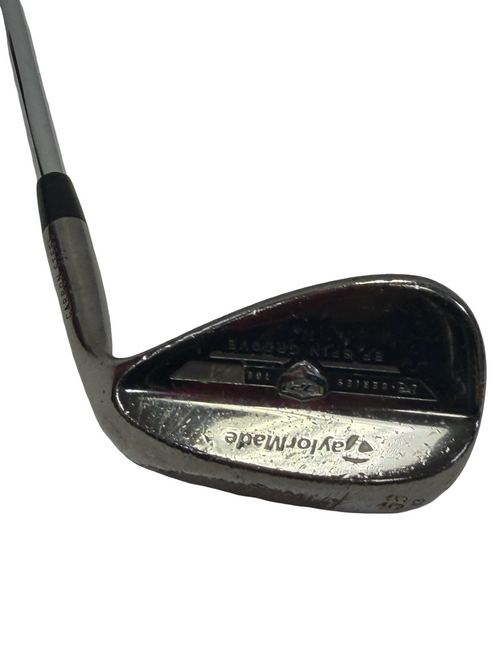 Vist Large View of Product Image Which is Used Taylormade R SERIES TOUR GRIND EF SPIN GROOVE 13deg bounce Golf Wedge Mens RH 58 Degree 35" w/ Dynamic Gold Tour Issue S400 Shaft