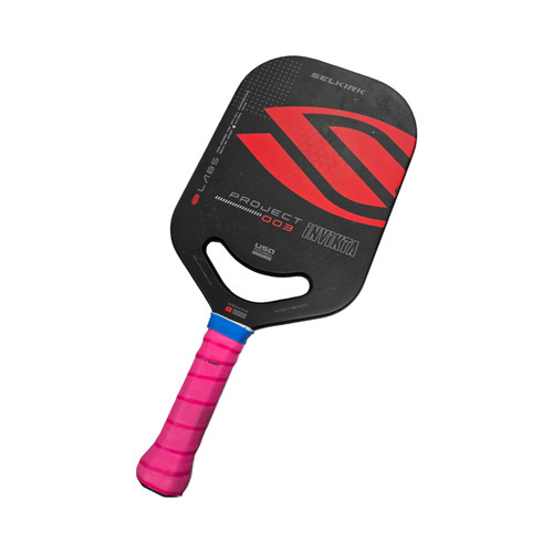 Vist Large View of Product Image Which is Used INVIKTA PROJECT 003 Pickleball Racquet Black