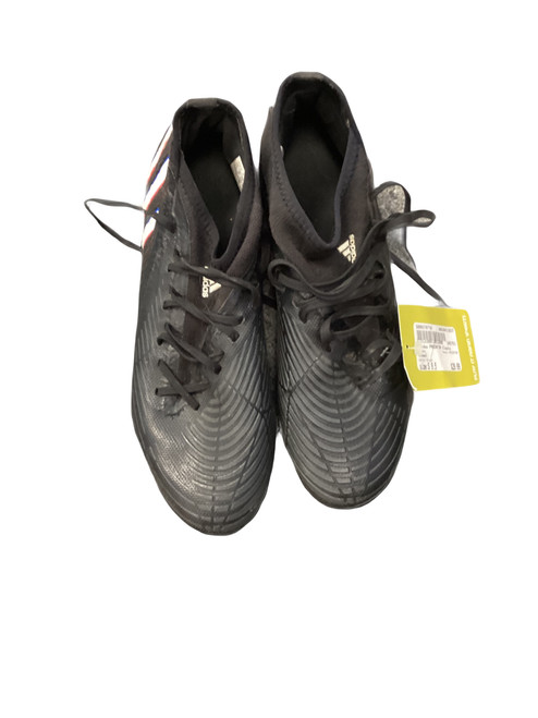 Vist Large View of Product Image Which is Used Adidas PREDATOR Soccer Cleats Black Senior 9.5