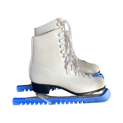 Vist Large View of Product Image Which is Used BBM COMPETITOR WM 9 WomensFigure Skate White Senior 9