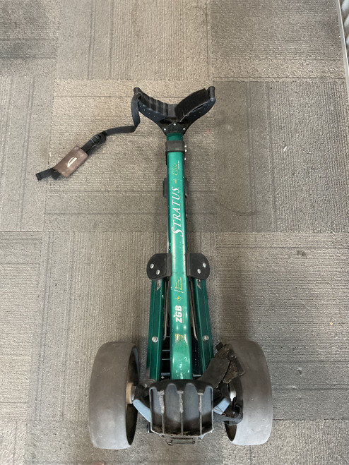 Vist Large View of Product Image Which is Used STRATUS ELITE PULL CART Golf Cart Green 2 Wheel