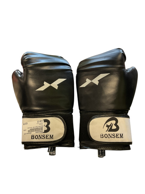 Vist Large View of Product Image Which is Used Boxing Gloves Black LG