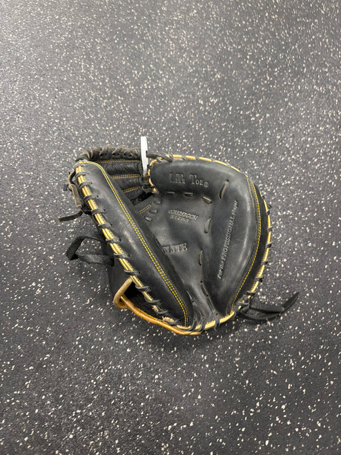 Vist Large View of Product Image Which is Used Rawlings GGE325BGCM BB/SB Catchers RH Throw Black 32 1/2"