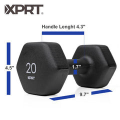 Vist Large View of Product Image Which is New 20 LB NEOPRENE DUMBBELL