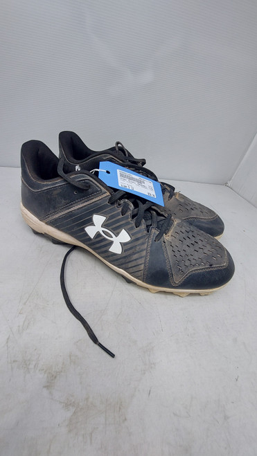 Vist Large View of Product Image Which is Used Under Armour BASEBALL CLEAT BB/SB Cleats Black Senior 12