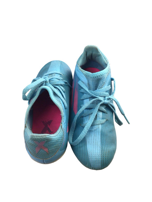 Vist Large View of Product Image Which is Used Adidas Soccer Cleats Royal Blue Junior 01