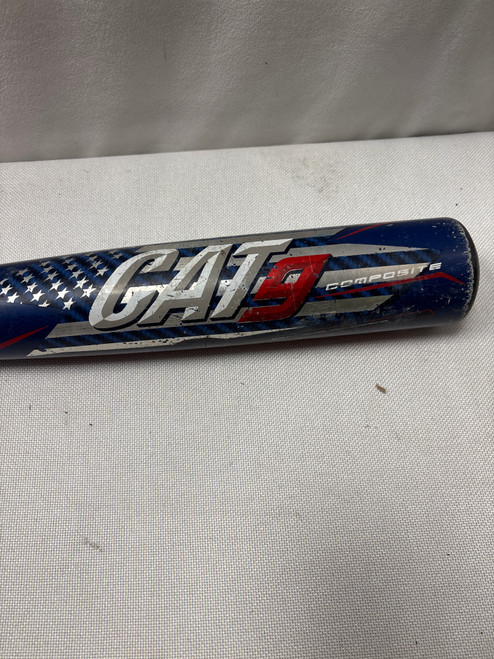 Vist Large View of Product Image Which is Used Marucci CAT 9 PASTIME COMPOSITE BB/SB USSSA 2 3/4 Bat 30"