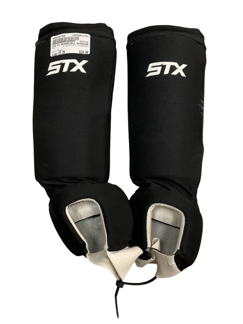 Vist Large View of Product Image Which is Used STX FH REVERSIBLE SHINGUARDS FH Shin Guards Black 15"