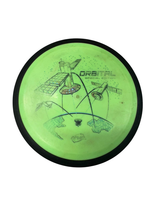 Vist Large View of Product Image Which is Used MVP SE ORBITAL Disc Golf Driver Neon Green