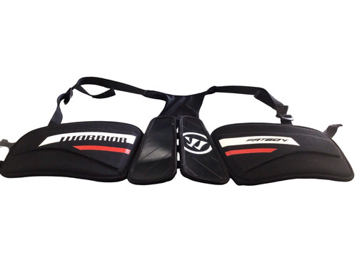 Vist Large View of Product Image Which is Used Warrior FAT BOY RIB PADS Lacrosse Rib Pads Black SM